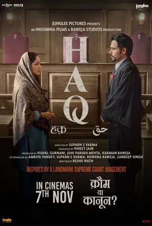 HAQ 2025 Hindi HD Poster Download - Filmyzilla